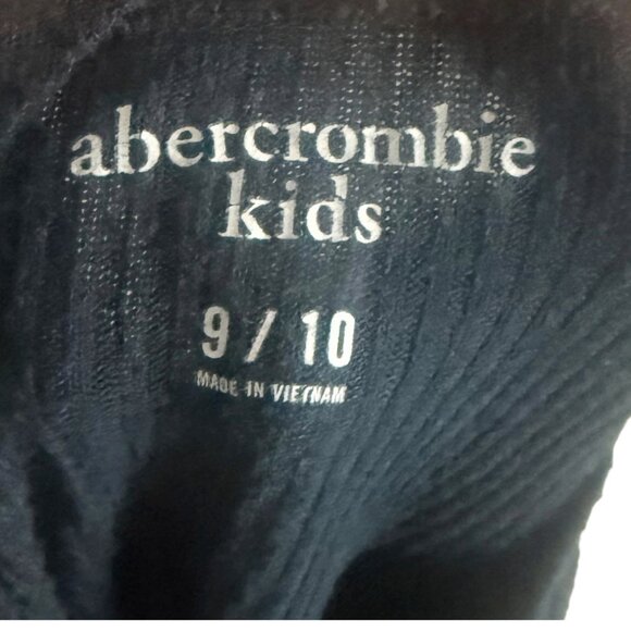 Abercrombie Kids Navy Long Sleeve Shirt 9/10 - Picture 3 of 3